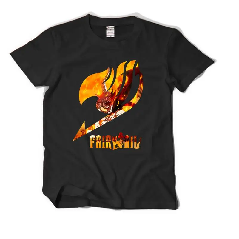 Унисекс тапочки в виде персонажа аниме Fairy Tail рэп панк футболки футболка s стиле