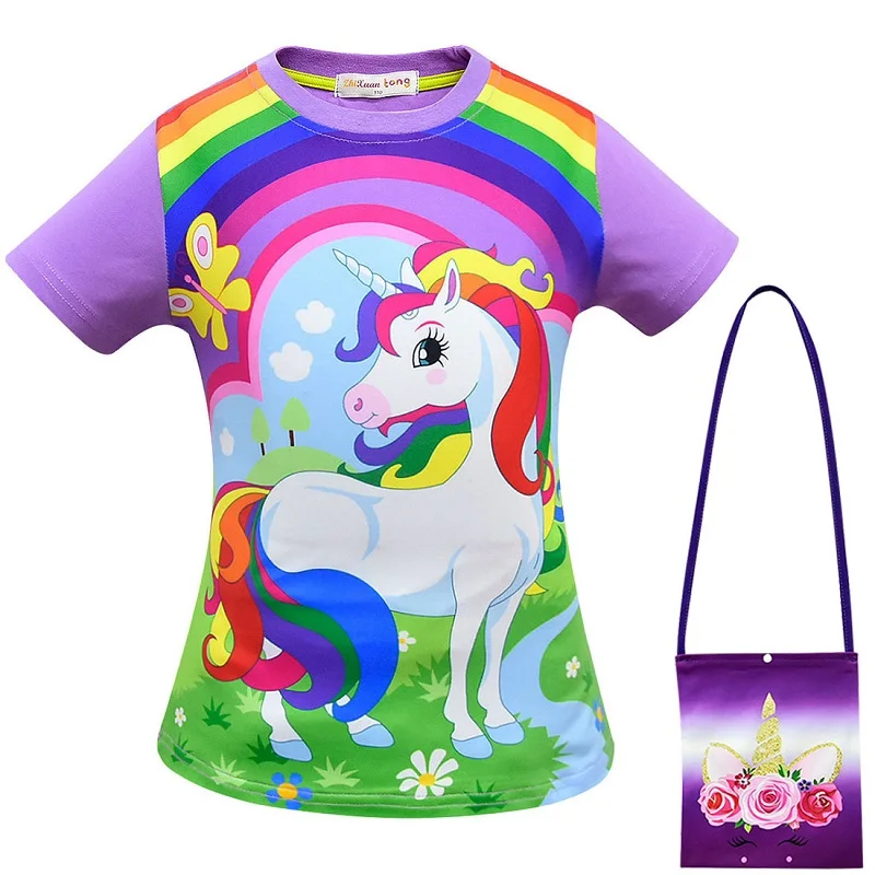 3427A Purple Одежда для малышей; Детские шорты; одежда с единорогом; модные вечерние платья для маленьких девочек; свадебные комплекты летней одежды для подростков - Цвет: 3427A Purple