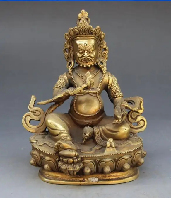 

China's copper god of wealth Tantric god of wealth Tantric like dark deities