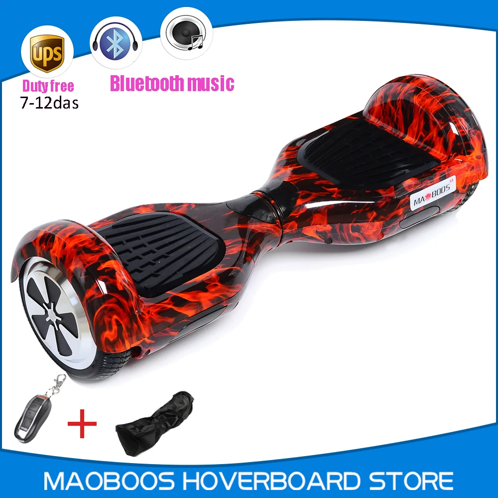Hoverboard Self Balance скутер Электрический 6 5 дюймов два колеса электрический Gyroscooter Bluetooth