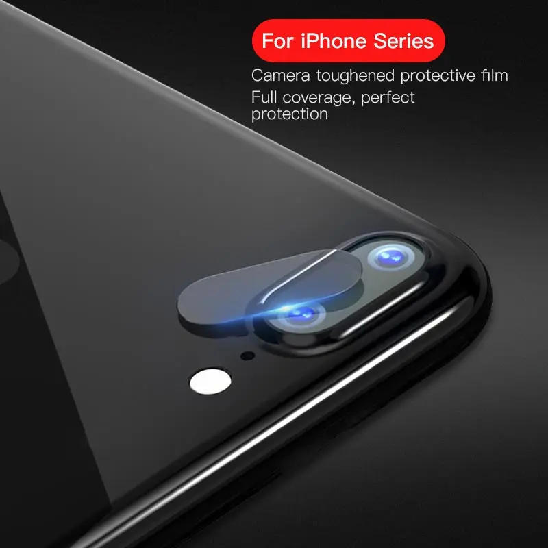Прозрачная HD пленка для объектива iPhone X 6 8 7 6splus 5 5S SE 6s крышка задней камеры