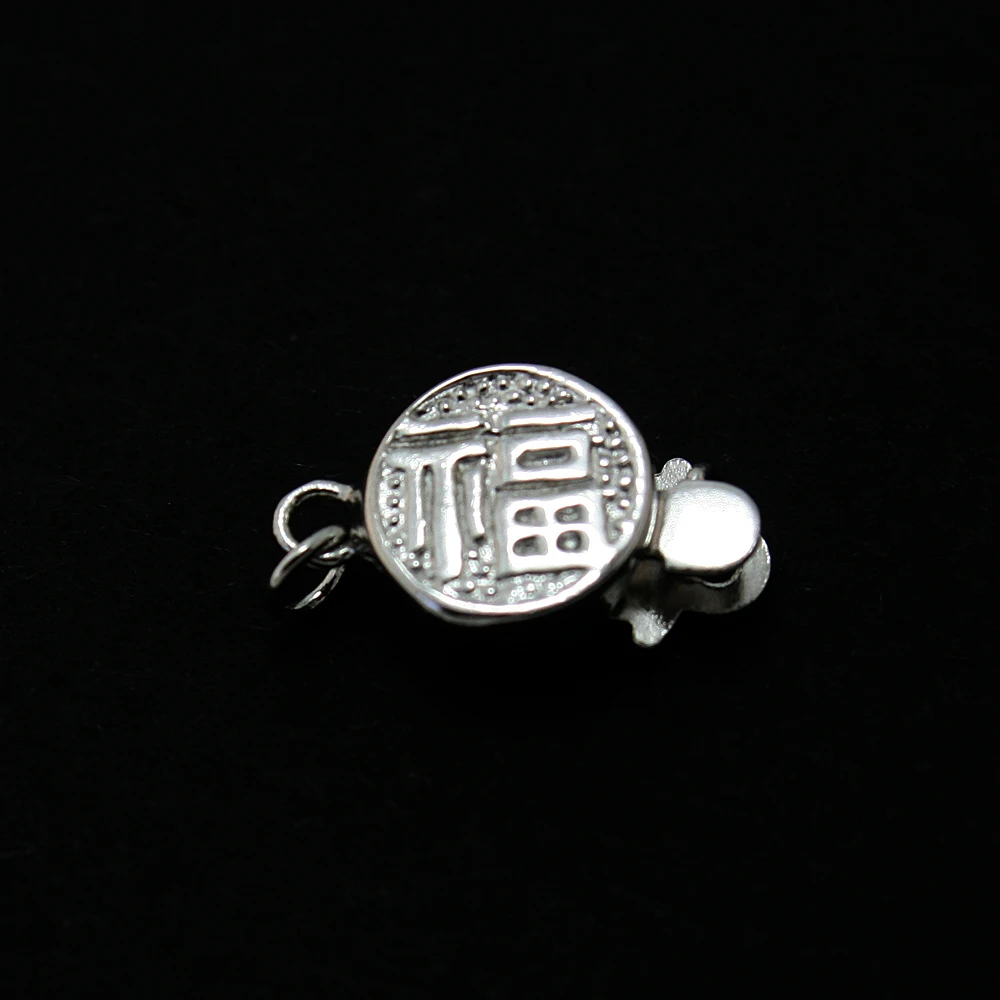 

3pcs/lot 925 Sterling Silver Box Clasp Jewelry Clasp 9*15mm CN-BFS025