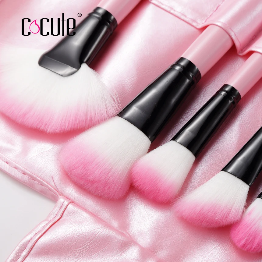 Cocute Кисть для макияжа лица, глаз, губ, высокое качество, кисть для пудры, румян, основы, губка, спонж, контурная кисть, косметический подарок