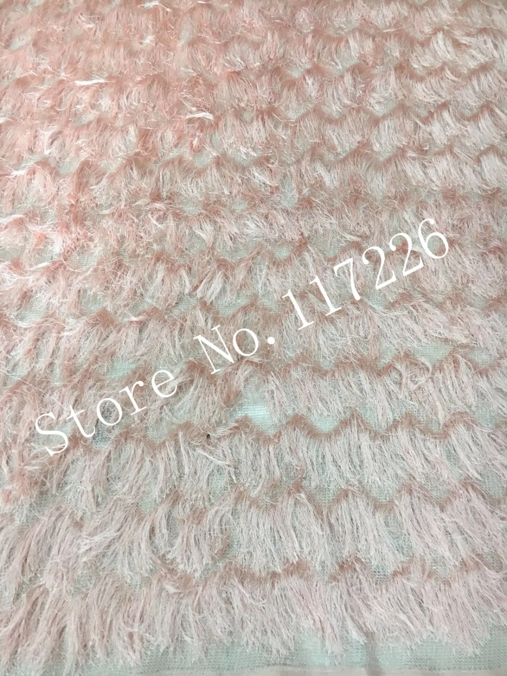 

Африканская Французская ткань с вышивкой, кружевная ткань, высококачественное Тюлевое кружево с бахромой светло-розового цвета