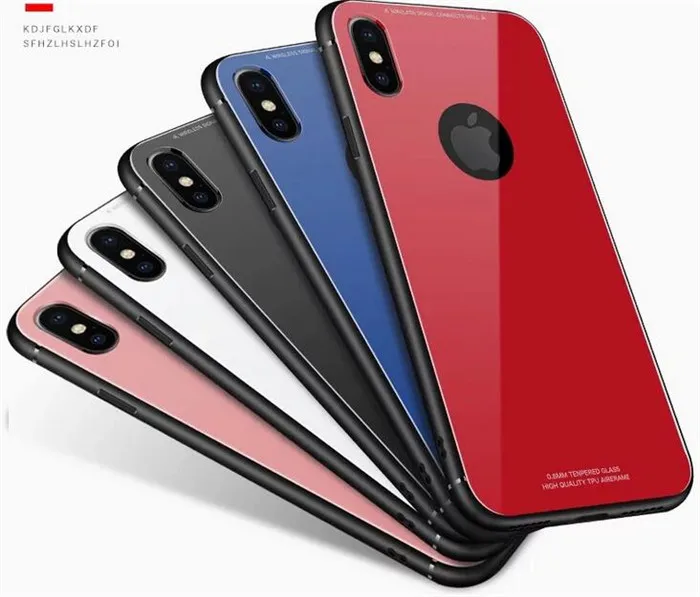 2018 Новый Дизайн ПК чехол для телефона с акрил оборотная сторона Apple iPhone 6 7 8 x! |