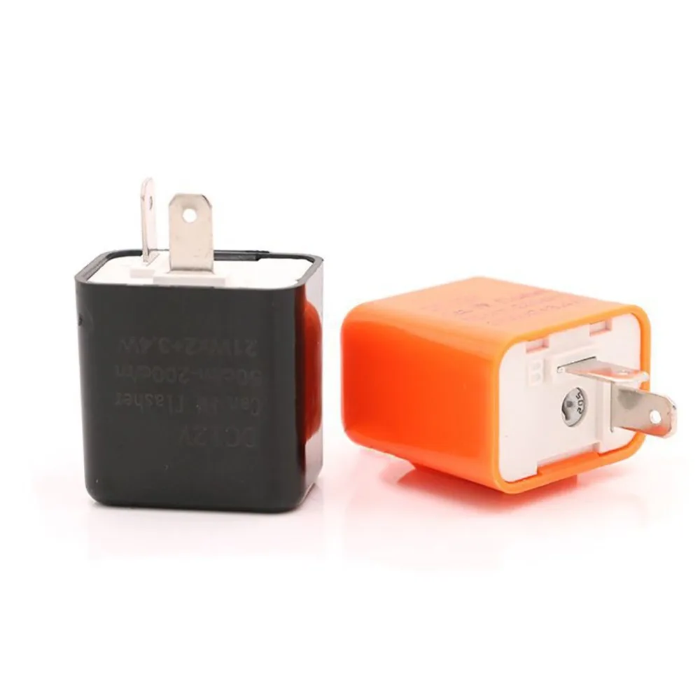 

12 В 2-контактный Регулируемый Частотный светодиодный сигнал поворота мигающее реле фиксация мотоцикл гипер индикатор вспышки