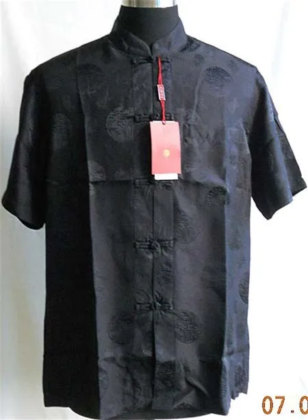 

100% Silk Shirt Chinese tradition Men's Silk KungFu shirt top S to XXXL YF1161