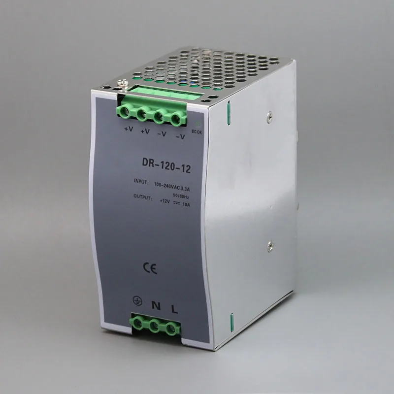 (DR-120-24) CE RoHS двухлетняя гарантия 120 Вт 24 в источник питания на din-рейку 85-в