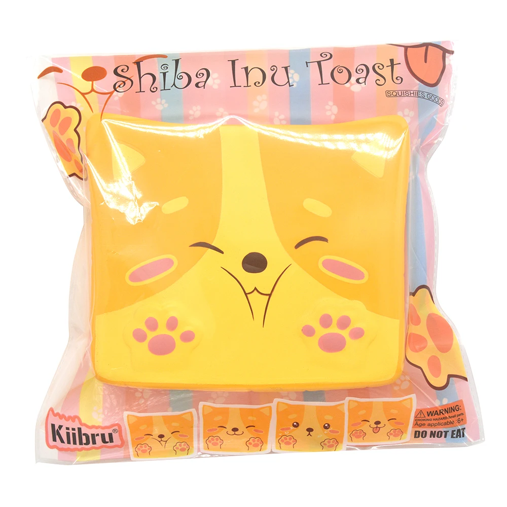 Kiibru Slow Rising Squishy shaba Inu тост ароматизированный хлеб милая собака мягкое облегчение
