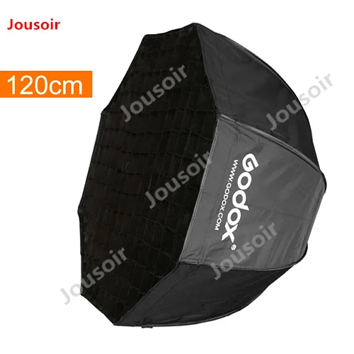 Godox портативный 120 см 47 &quotвосьмиугольный зонтик софтбокс с сотовой сеткой Фото