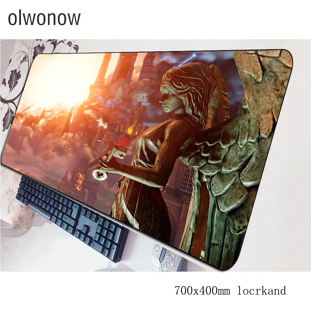 bioshock mousepad 700x400x3mm gaming mouse pad big gamer mat locked edge computer desk padmouse keyboard thick large play mats | Компьютеры
