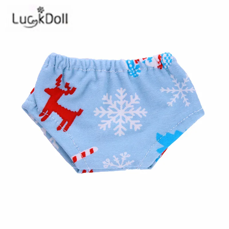 LUCKDOLL новое нижнее белье с принтом подходит для 18 дюймовых американских кукол 43 см