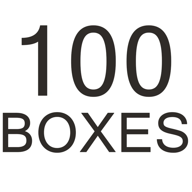 100 boxes 20 Вт, 30 Вт, 50/100 пар Накладные ресницы по оптовым ценам от поставщика частный ярлык природный макияж 3D норковые ресницы клей для наращивания ресниц "сделай сам" с возможностью нанесения собственного логотипа - Цвет: 100 boxes