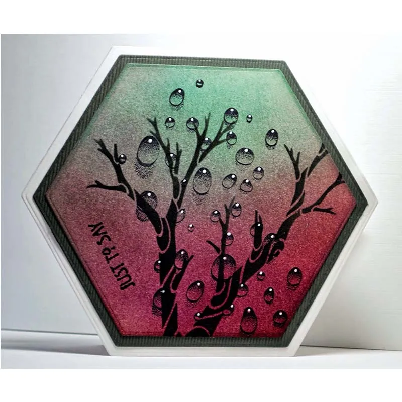 6x9inch Красота филиал Пластик трафарет для рисования набор сделай сам Скрапбукинг