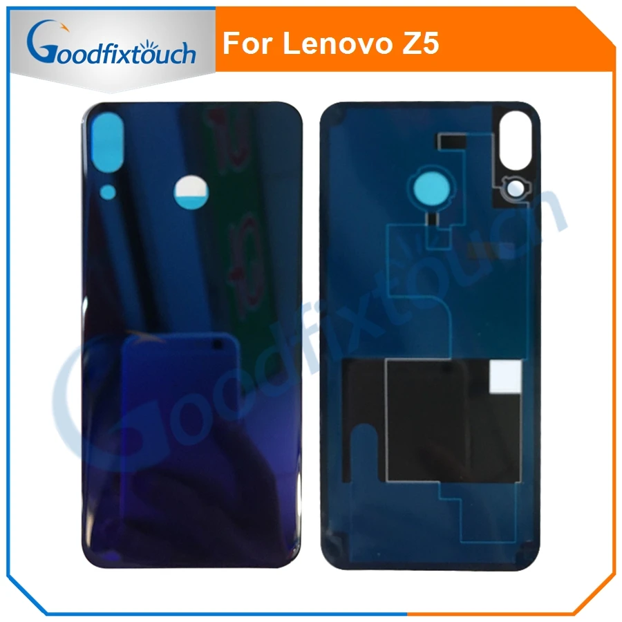 Стеклянная Крышка батарейного отсека для Lenovo Z5 L78011 L78012 задняя крышка корпуса