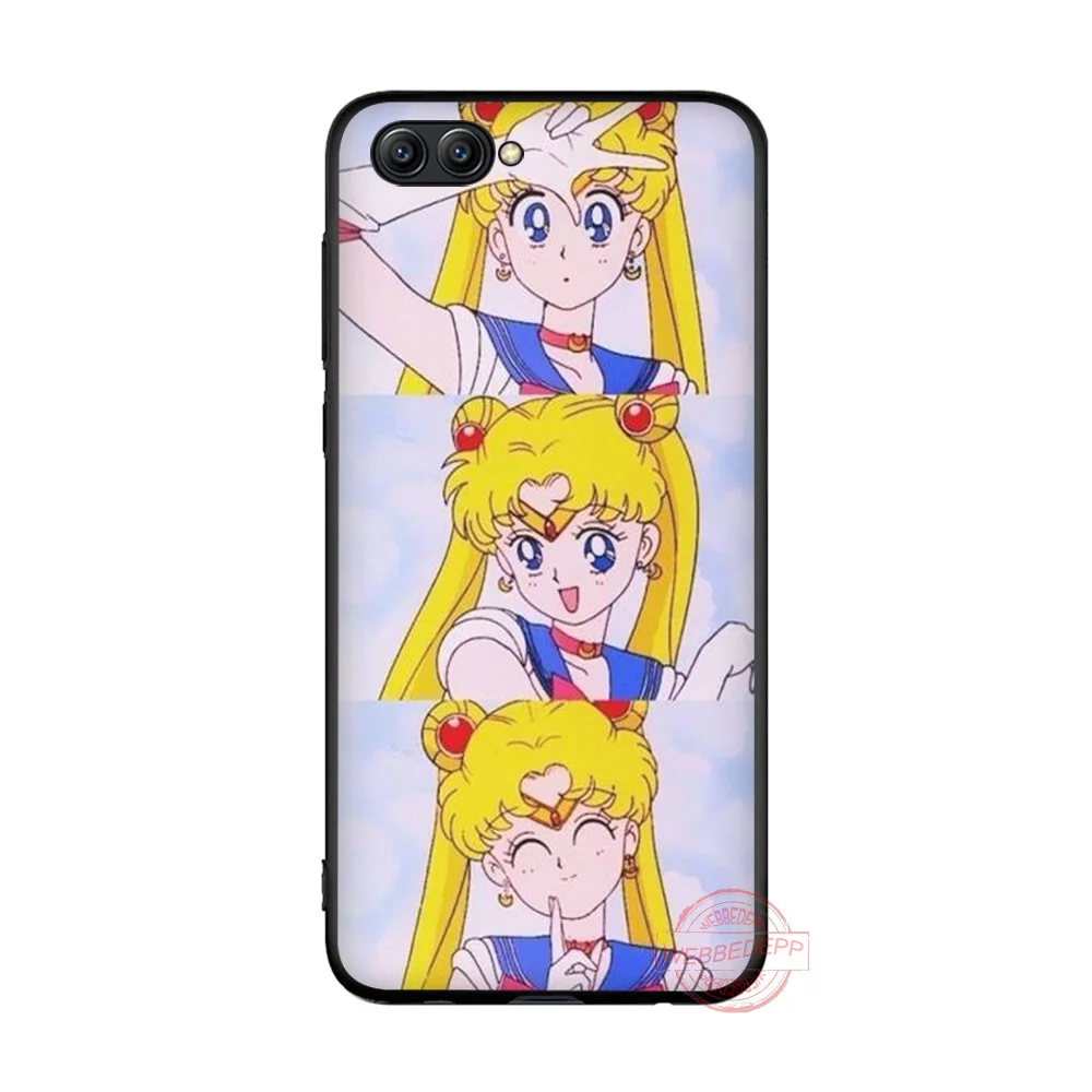 WEBBEDEPP Anime Sailor Moon TPU phone case for Honor 6A 7A 2GB/3GB Pro 7C 7X 8X 8C 9 10 Note10 8 Lite |