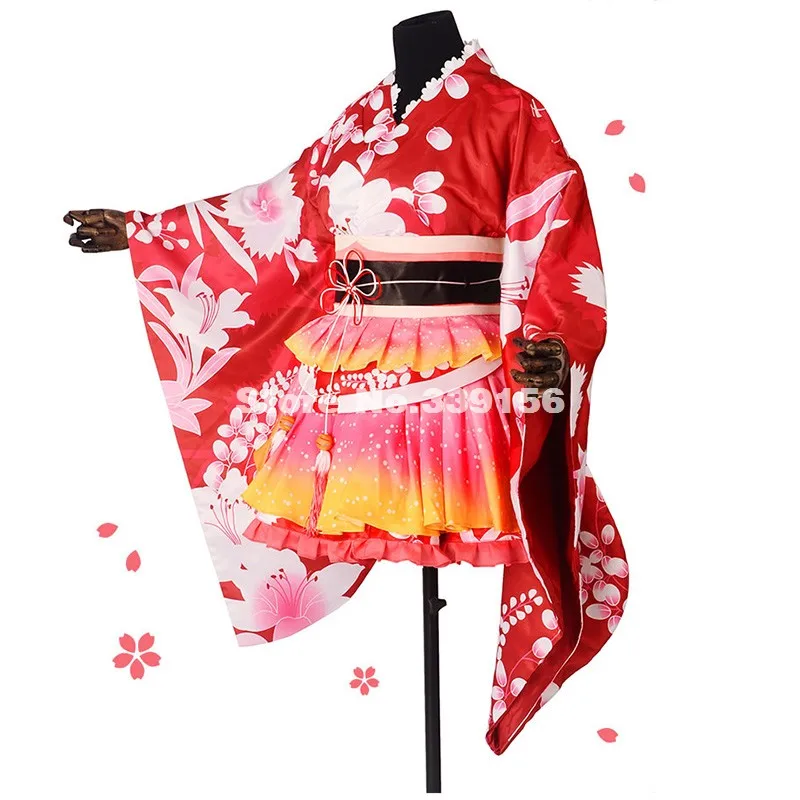 2017 новые LoveLive Сонода Уми Маки Лето мацури фестиваль кимоно для взрослых юката