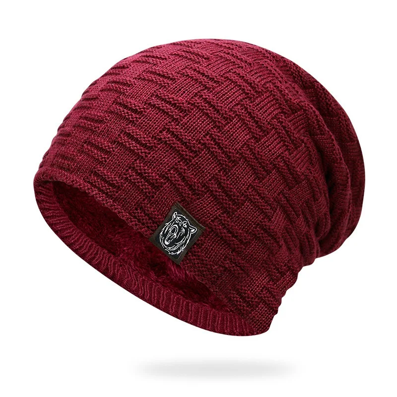SYi Qarce унисекс зимняя вязаная шапка плюс бархатная раста шапка Skullies Beanies Slouch шапка для женщин Мужская Уличная Лыжная Шапка NM463-67