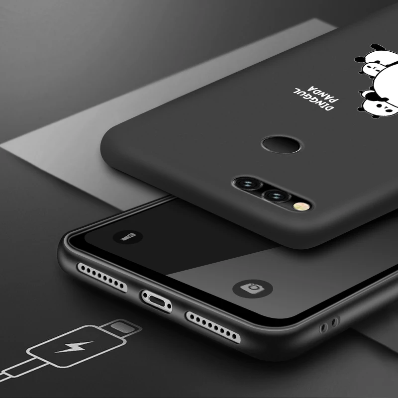 Case For Huawei Honor 7A Pro 7C 7X Candy Color Super Cover Y7 Prime Y5 Y6 2017 2018 Nova 2 4 TPU Black Matte Coque |