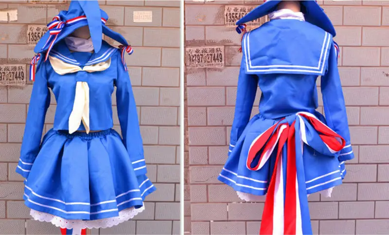 Костюм для косплея ваданохары и большой синей морской ведьмы костюм на Хэллоуин