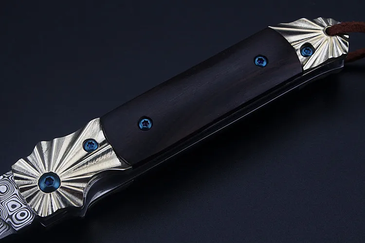 Новинка 2021 бесплатная доставка Шведский порошковый дамасский Походный нож для