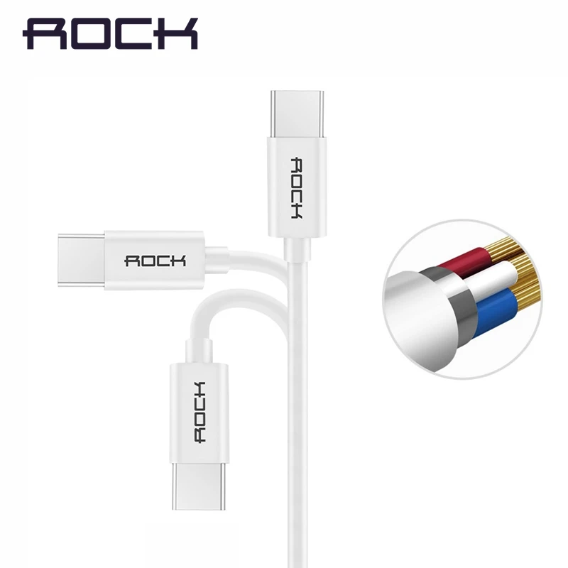 ROCK круглый USB Type C кабель для Oneplus 6 5 5t быстрой зарядки и передачи данных 2 4 А Samsung