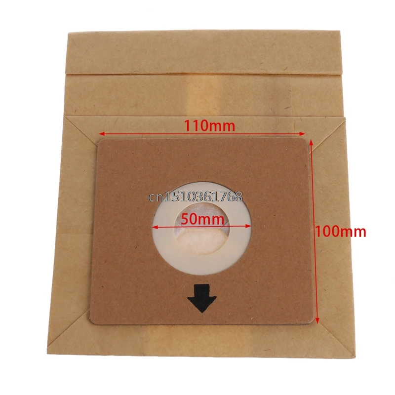 

15Pcs Vacuum Cleaner Dust Paper Bags 100*110mm Diameter 50mm Accessories Parts #Y05# #C05#