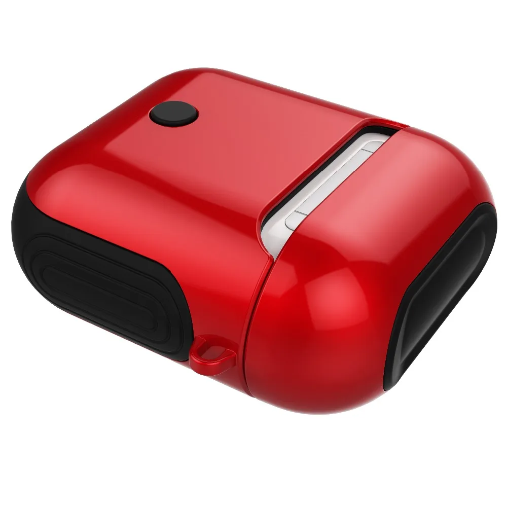 Для AirPods 2 чехол Bluetooth беспроводной Чехол для наушников для Apple защитный чехол для AirPods Глянцевая УФ-кожа аксессуары зарядная коробка