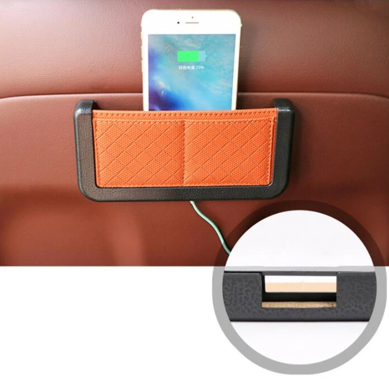 

Car Organizer Seat Back Pocket 18.5*9CM Car Multi-Function Storage Bag Side Storage Box car accessories interior