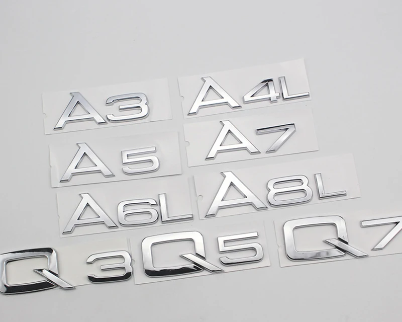 A3 A4L A5 A6L A7 A8 Q3 Q5 Q7 1,8 т 2,0 т 2,4 3,0 Т 3,2 3,6 4,2 для audi все стволом выполнении Ёмкость автомобиля эмблемы Стайлинг Стикеры