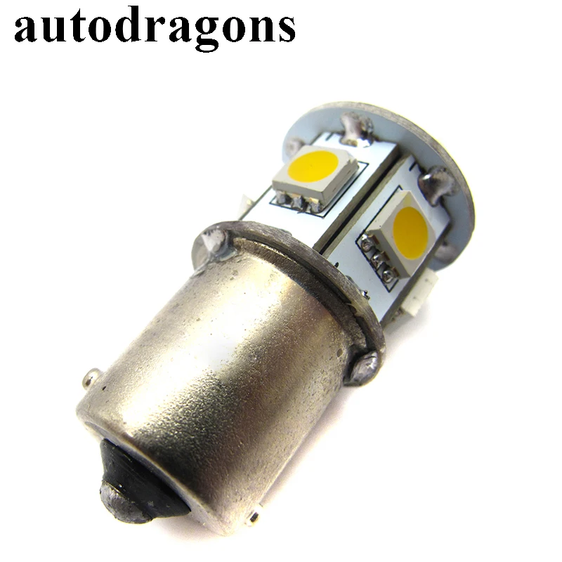 Autodragons 10 шт 12V/13V DC AC 0 2 W 1156 Ba15s #89 lager Bayonet 9 * 5050SMD Pinabll светодиодные фонари для pinball