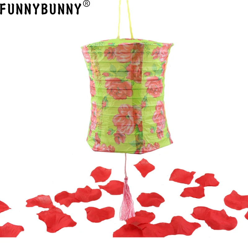 FUNNYBUNNY портативные полые бумажные фонарики светодиодные шестиугольные