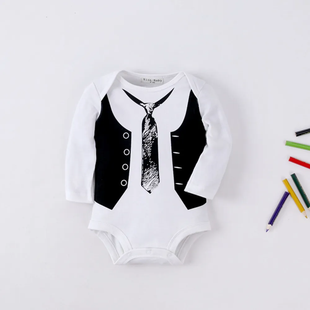 Style Two Модные Демисезонный маленьких Комбинезоны для малышек качества с длинными рукавами для новорожденных детская одежда Повседневное Комбинезоны для женщин Костюмы из хлопка для мальчиков и девочек Комбинезон - Цвет: Style Two