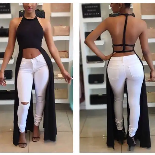 Женское сексуальное платье без бретелек с лямкой на шее женское вырезом спине