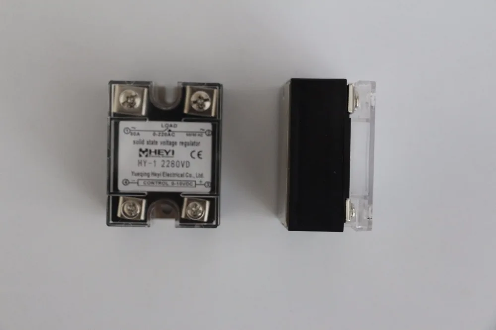 2 шт. 25A SSR, вход DC 0-10 В однофазный ssr твердотельные реле регулятор напряжения