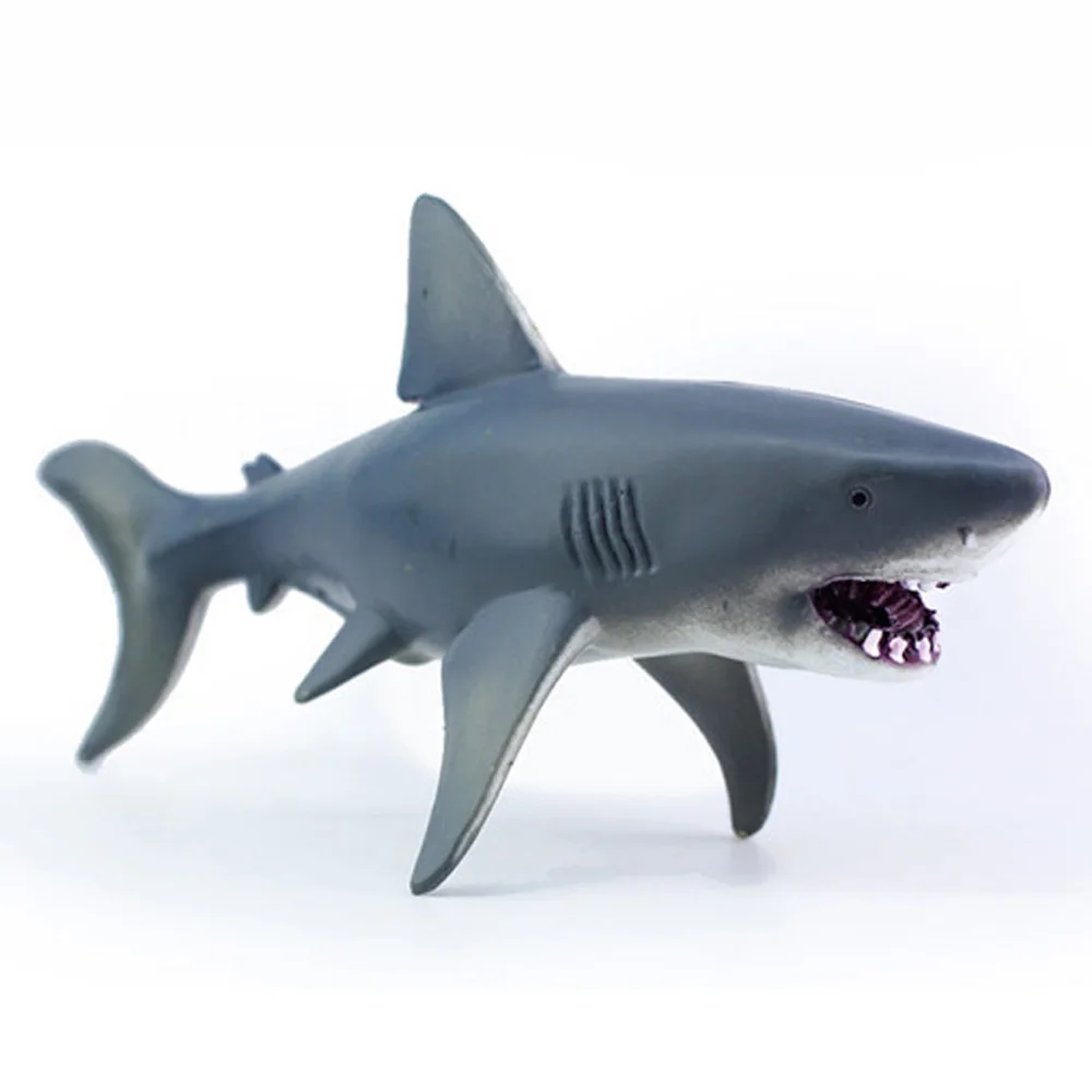 Plastic Animal Toys Model Home Decoration Craft Gifts Ocean Shark Whale Dolphin Realistic Simulation | Игрушки и хобби