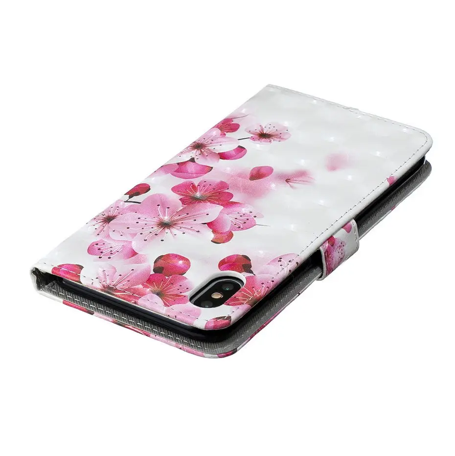 Роскошный флип-чехол-бумажник для IPhone X XS XR XS Max Book Flip style 3D Vision, чехлы для телефонов iPhone 5 5S SE 6 6s 7 8 Plus