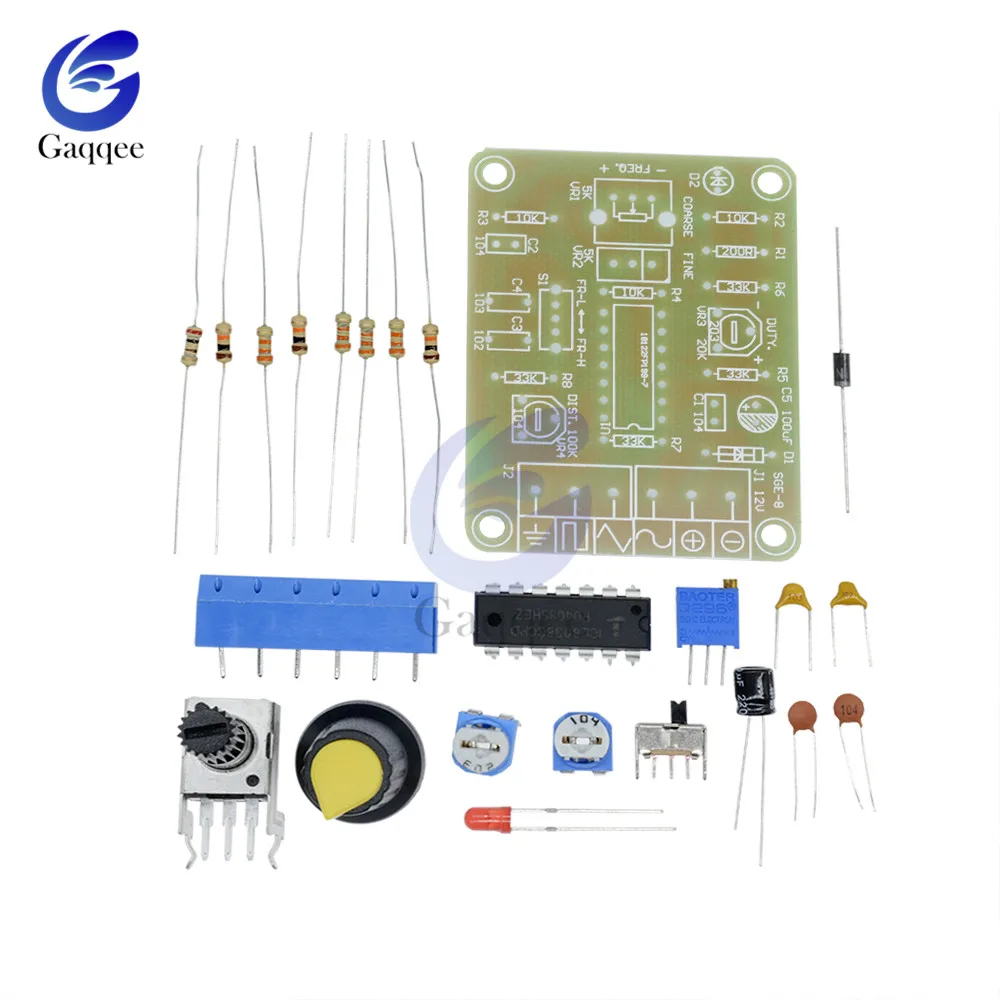 ICL8038 модуль монолитного генератора сигналов комплект DIY синусоидальный