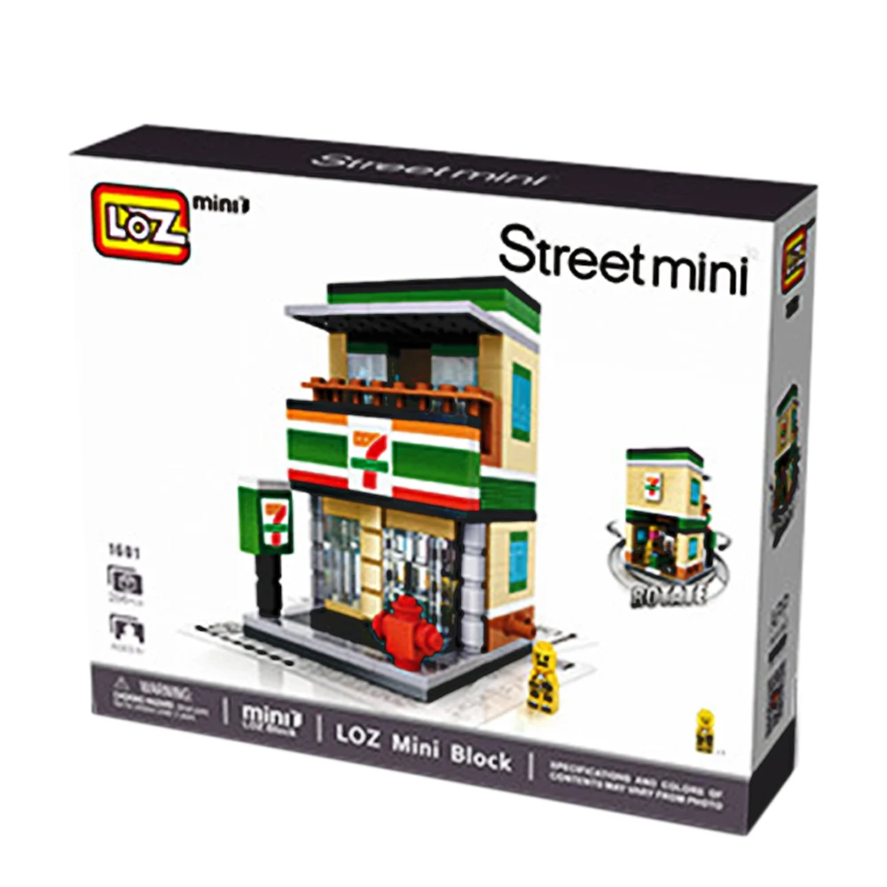 LOZ развивающая 3D игра DIY Pulzze Seven eleven строительные блоки 3 D Puzles подарок для мужчин