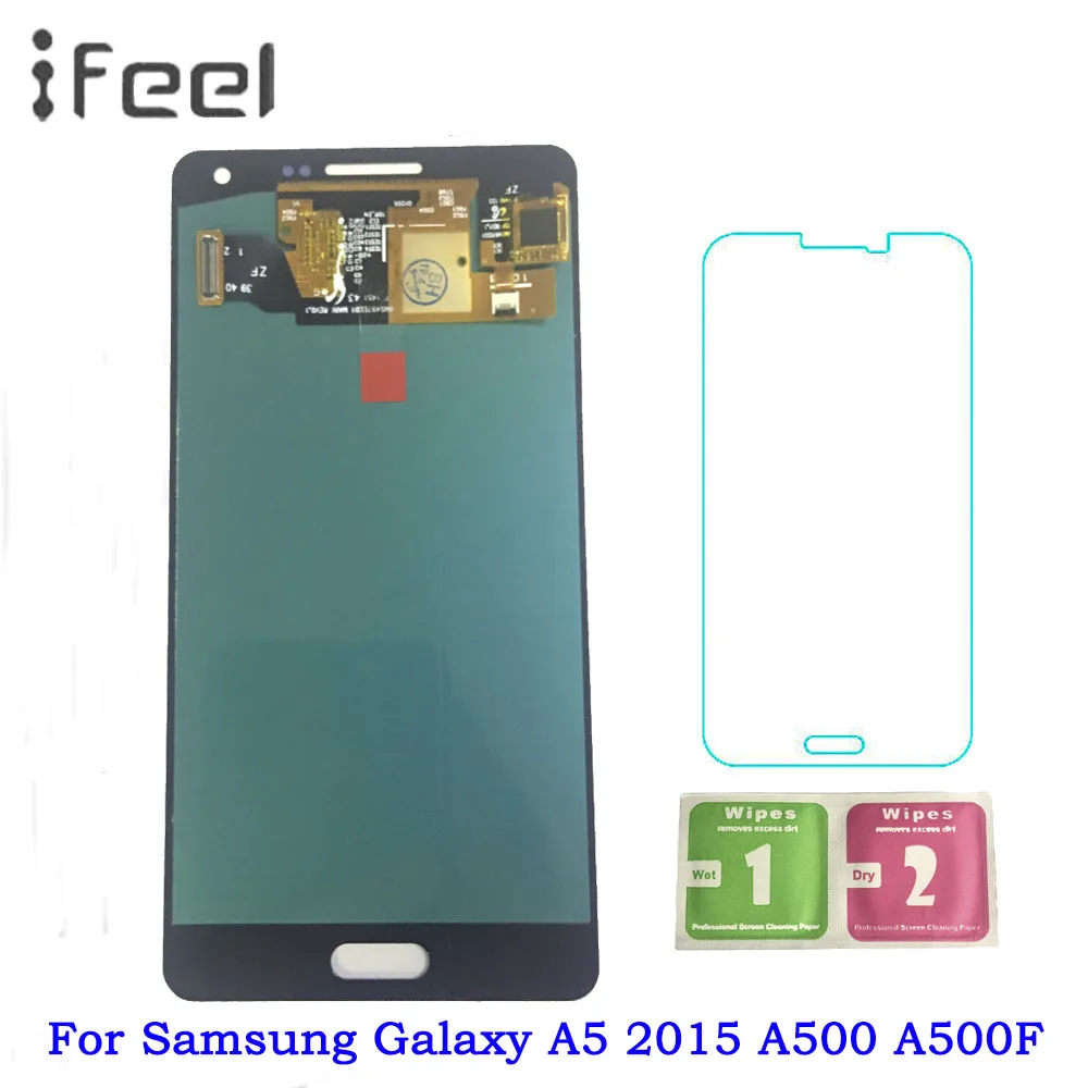 Super AMOLED ЖК дисплей s для Samsung Galaxy A5 2015 A500 A500F A500FU A500H A500M телефон Дисплей Сенсорный