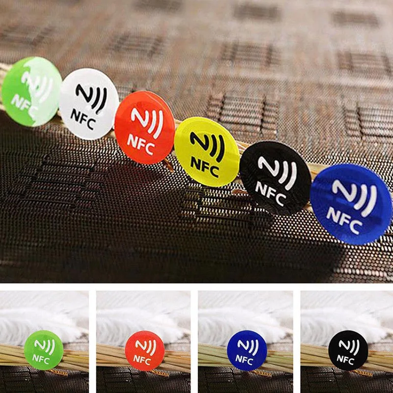 Smart NFC Tags Stickers Chip Adhesive 144 Byte 13.56MHZ Durable For Mobile Phone | Мобильные телефоны и аксессуары