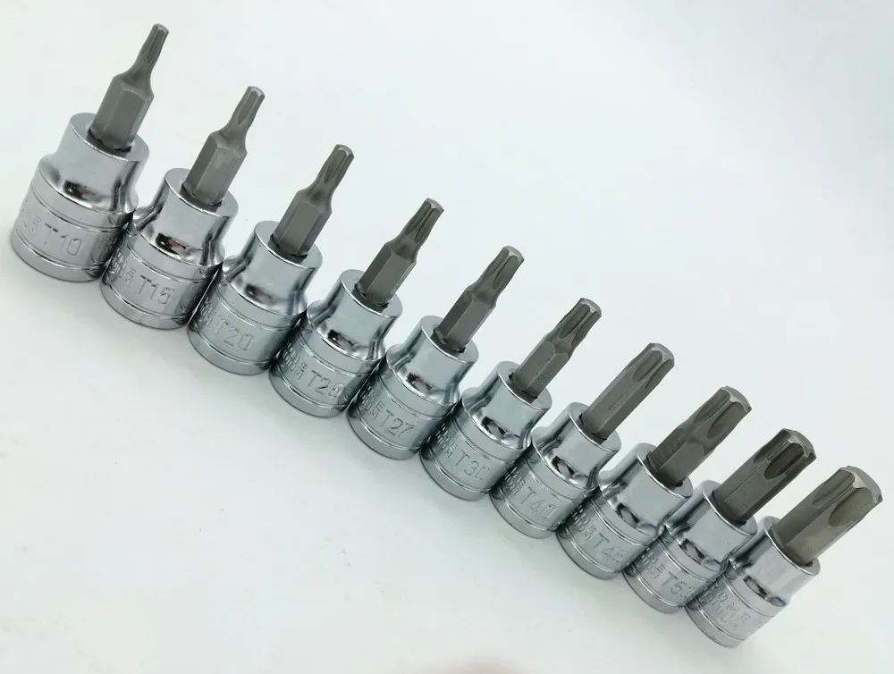 Набор бит Julydream 3/8 &quot шестигранный ключ и торкс Star торцевой с разъемами для винтов