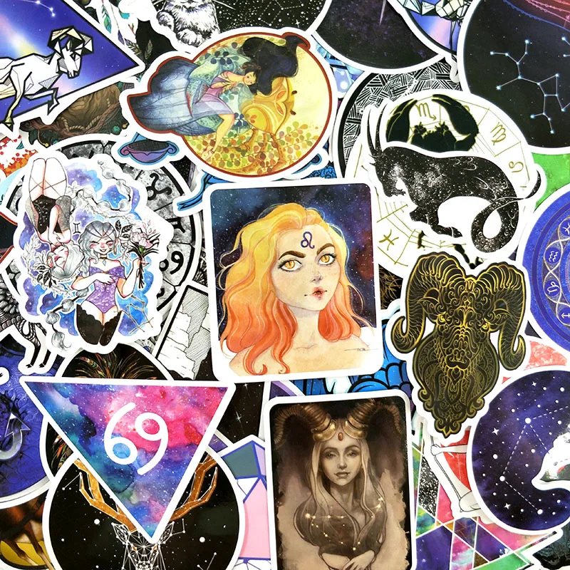50 шт./упак. Созвездие мечта Galaxy наклейки для ноутбука холодильник скейтбординга