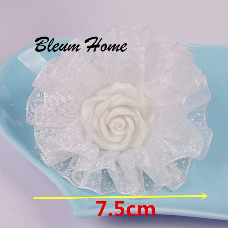 13 Bleum Home 2 шт. русские девушки подарок Новая мода белые цветы аксессуары для волос шпильки зажимы для детей головные уборы ювелирные изделия - Цвет: 13