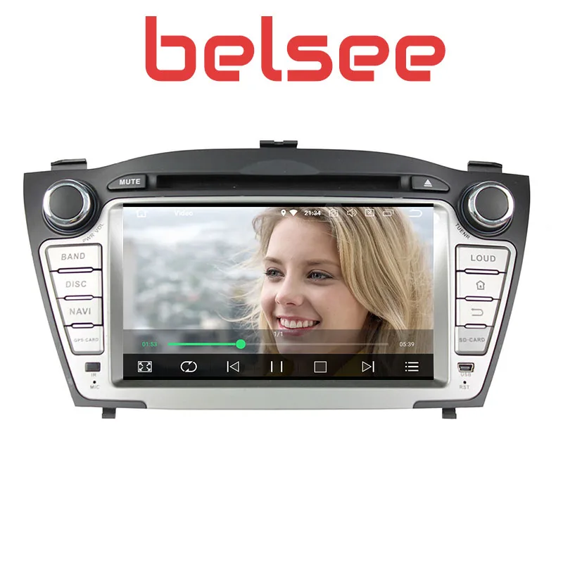 Belsee 2009 2010 2011 2012 2013 для hyundai Tucson IX35 Android 8 0 Автомобильный мультимедийный dvd-плеер gps