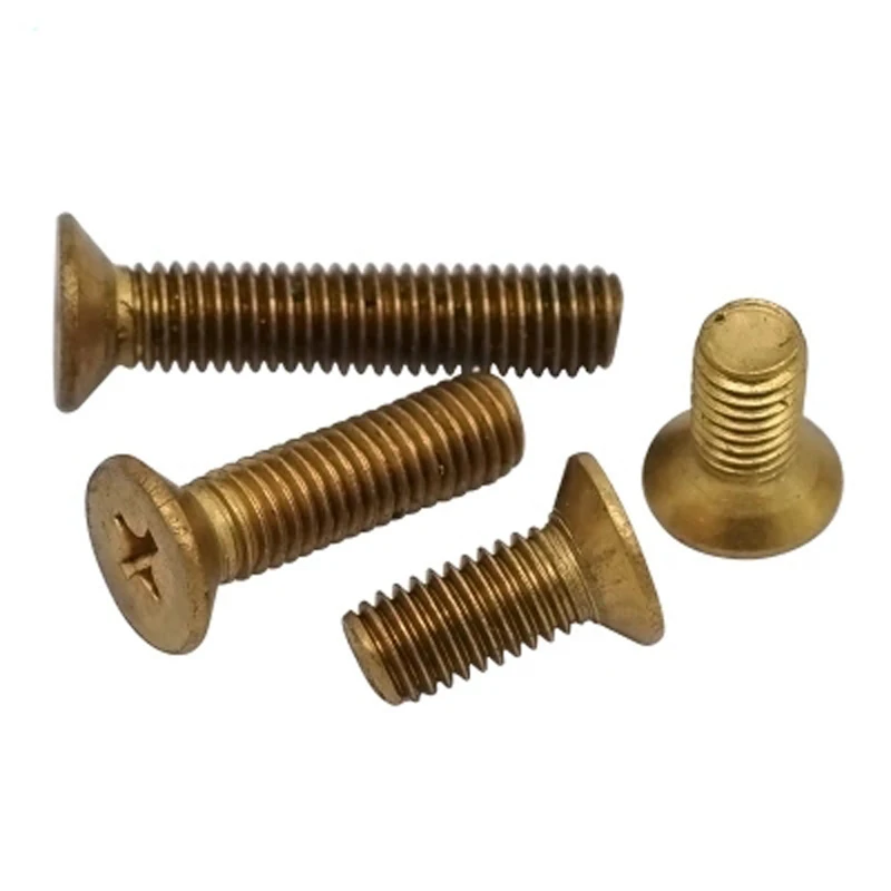 M4 M5 Phillips Screws Flat Head Screw Brass Countersunk Machine Bolts GB819 Length 4mm-30mm | Обустройство дома