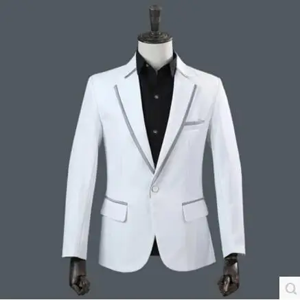 S 2XL новая (костюм + штаны) мужская одежда модный костюм торжественное платье