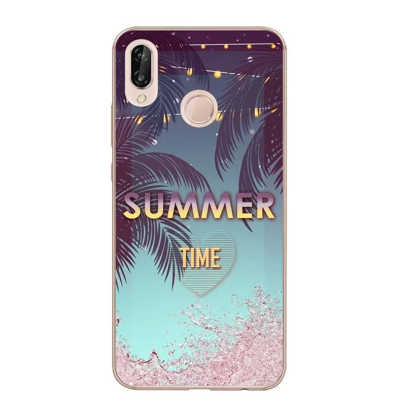 Летний Мягкий ТПУ силиконовый чехол для телефона huawei mate 10 lite mate 20 Pro P8Lite P9 P10 Lite P20 Pro P30 Lite P30 Pro Чехол