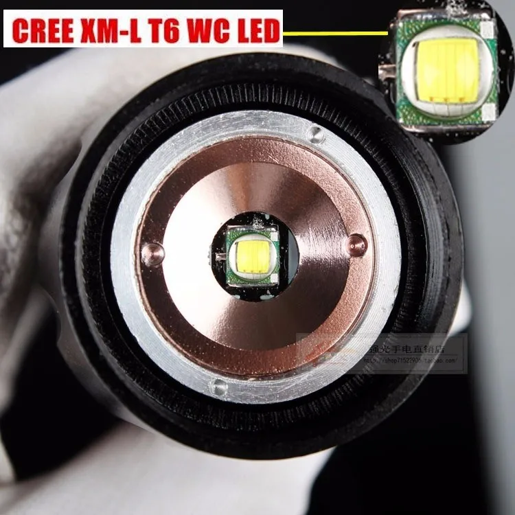 Самозащита 900 люмен CREE T6 5-Mode светодиодный тактический Водонепроницаемый фонарь перезаряжаемый светильник масштабируемый полный аккумулятор 18650