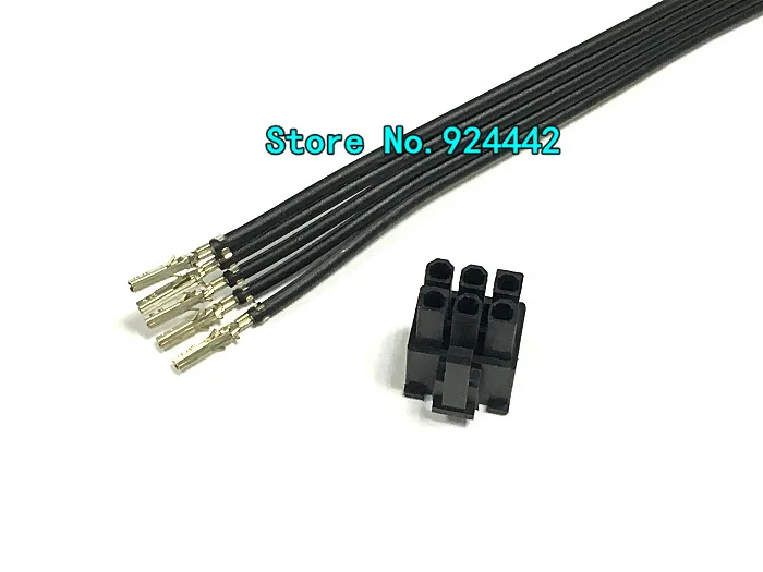 Модульный блок питания DIY 6Pin PCI-E к 4 SATA Molex 15pin для серии Seasonic KM3/seasonic SS-620GM/V850/SF600 |